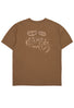 Karma8A Men's Fleur Laser Tee - Brown