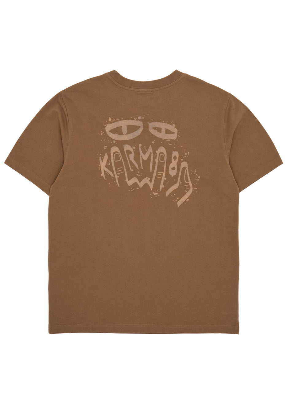 Karma8A Men's Fleur Laser Tee - Brown
