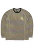 Karma8A Men's Contraste Long Sleeve Tee - Green
