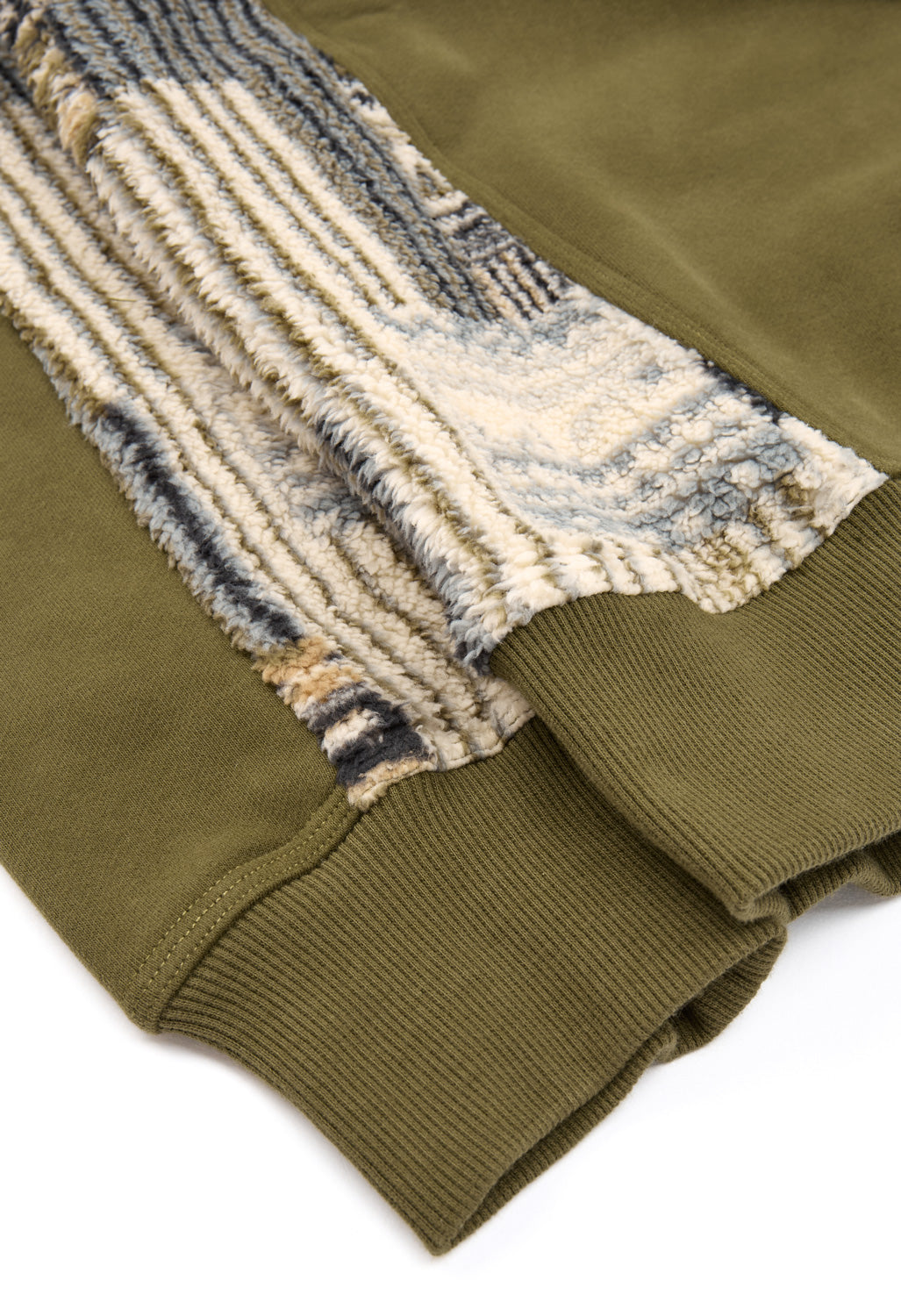 Karma8A Men's Fleece Panel Halfzipper - Green