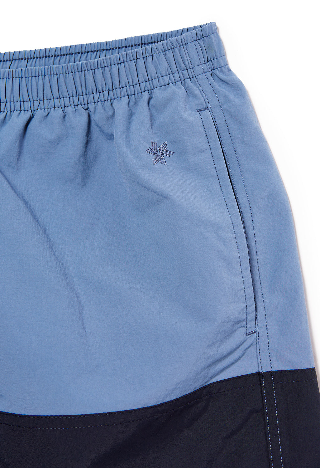 Goldwin Men's Nylon Bicolor Shorts 7" - Horizon Blue/Ink Navy