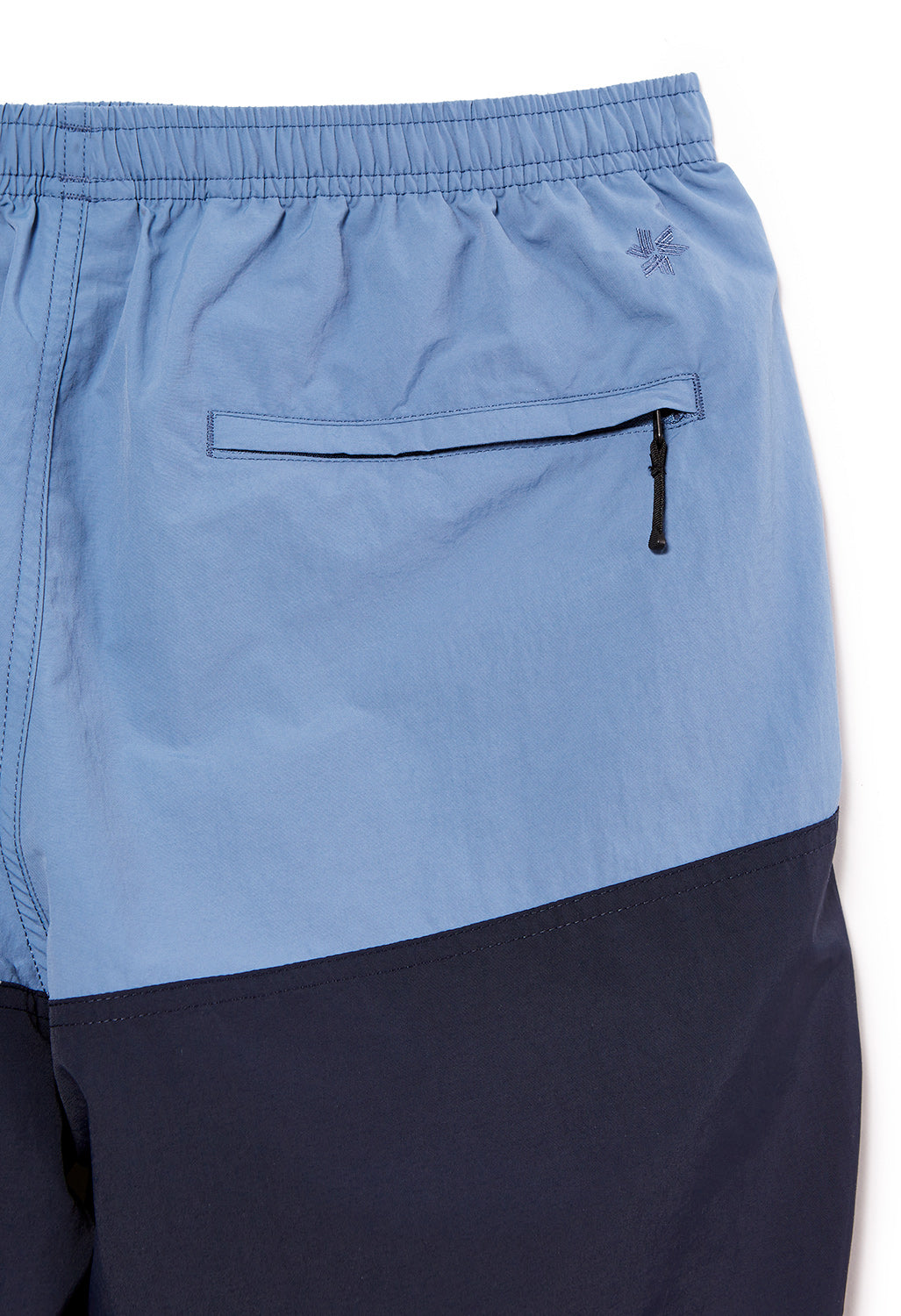 Goldwin Men's Nylon Bicolor Shorts 7" - Horizon Blue/Ink Navy