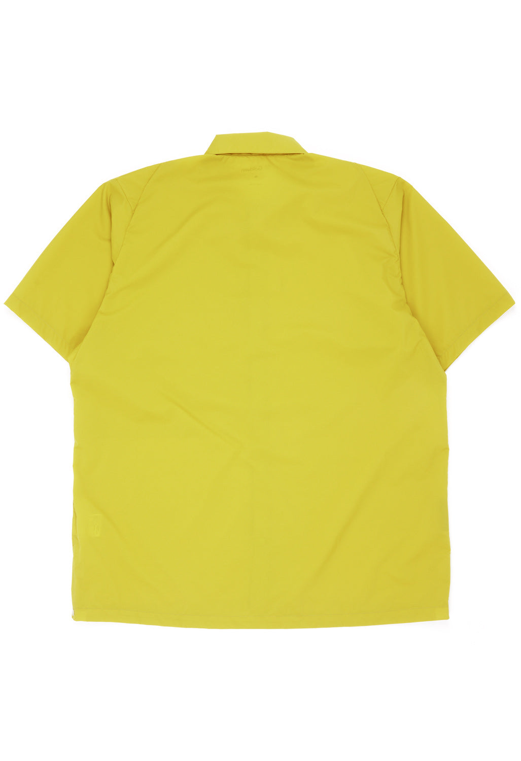 Goldwin Men's PERTEX Double Cloth Short Sleeve Hike Shirt - Acid Yellow