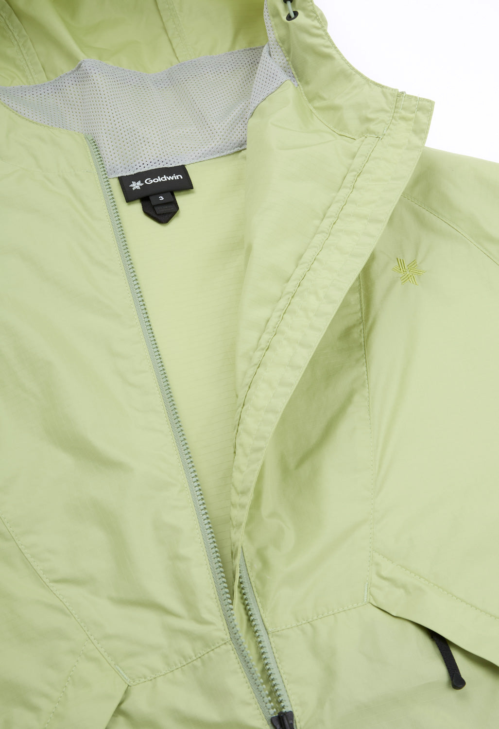 Goldwin Men's Rip-stop Hooded Jacket - Usuyanagi