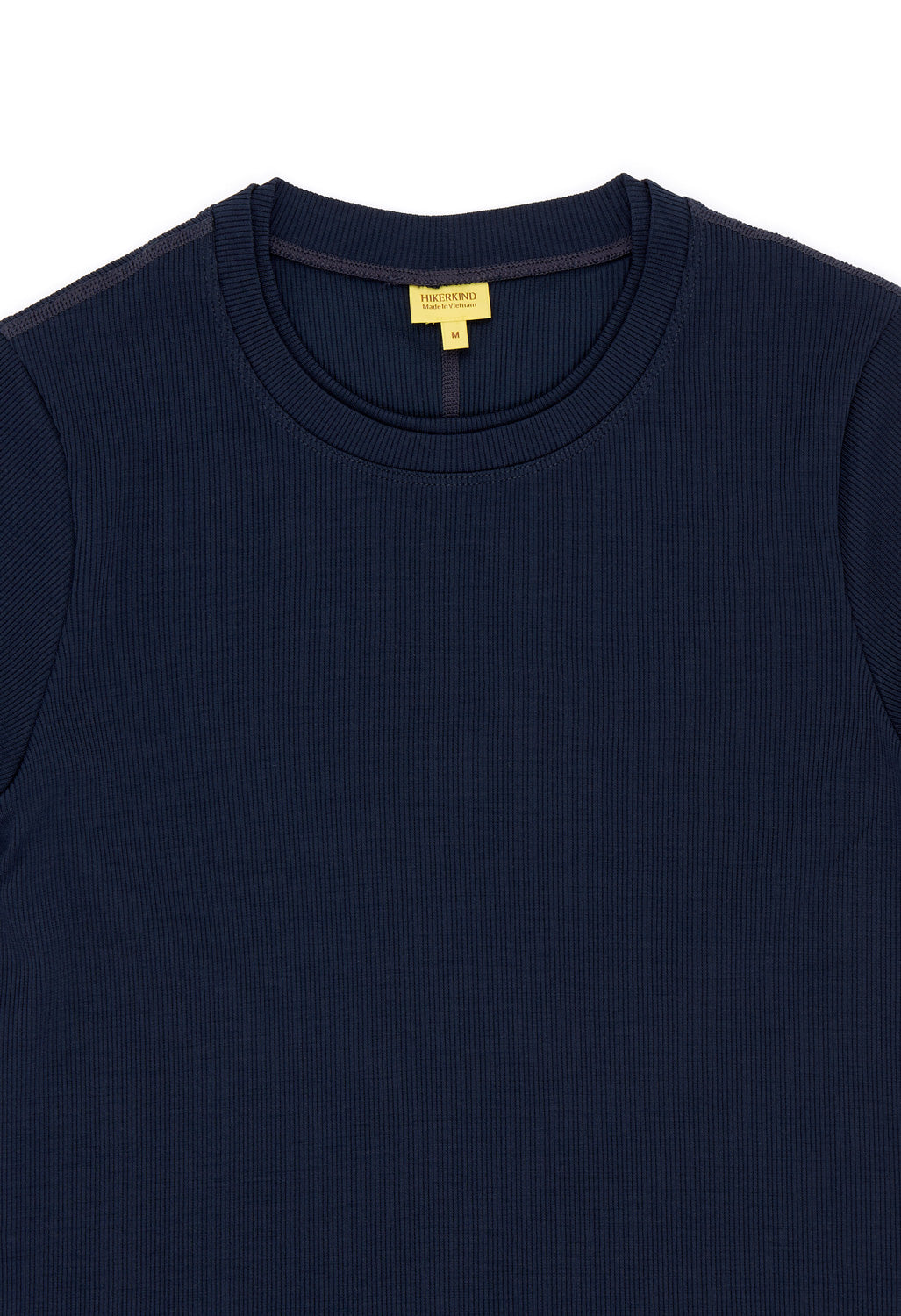 Hikerkind Women's Ribbed Merino Long Sleeve 01 - Woad