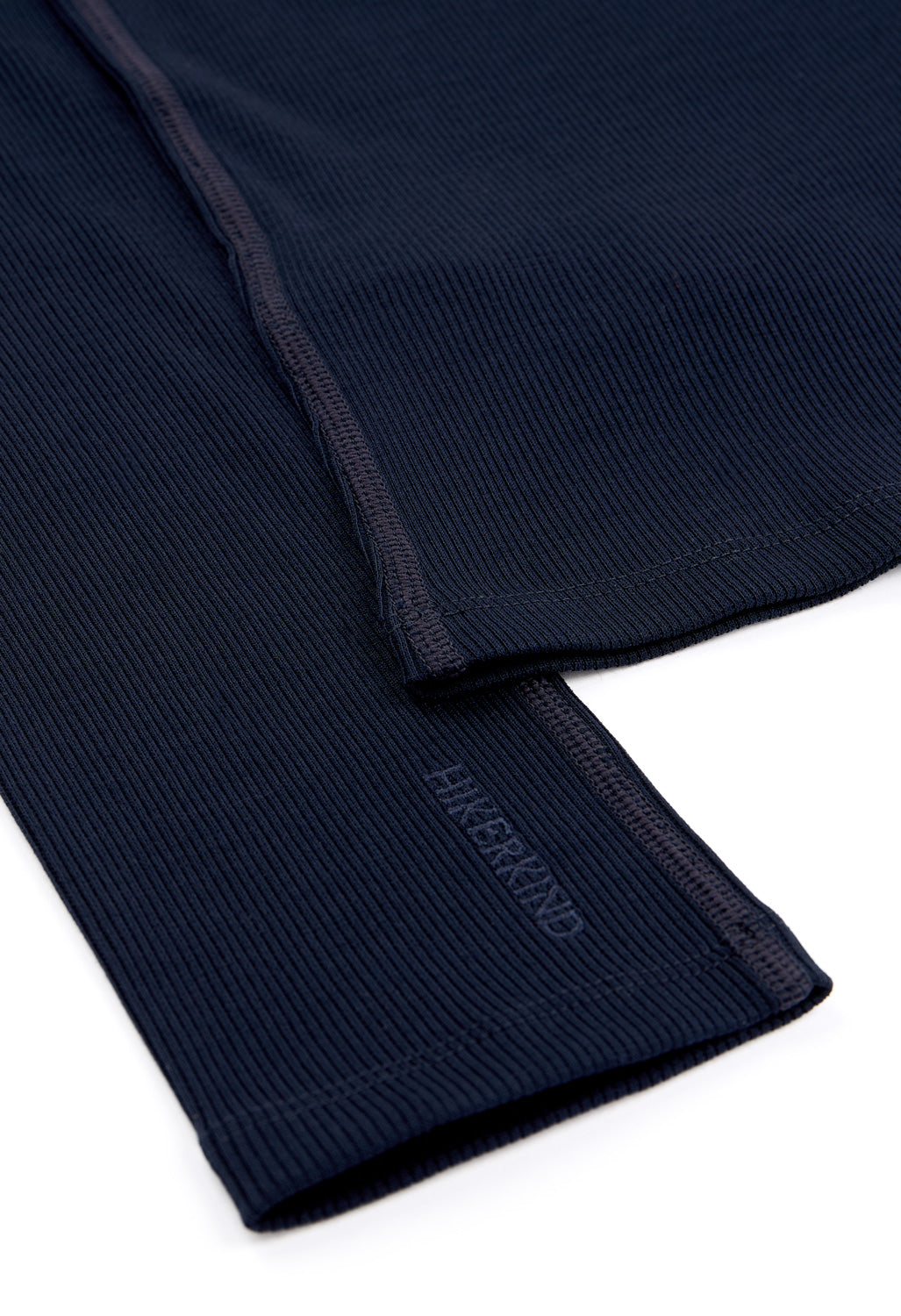 Hikerkind Women's Ribbed Merino Long Sleeve 01 - Woad