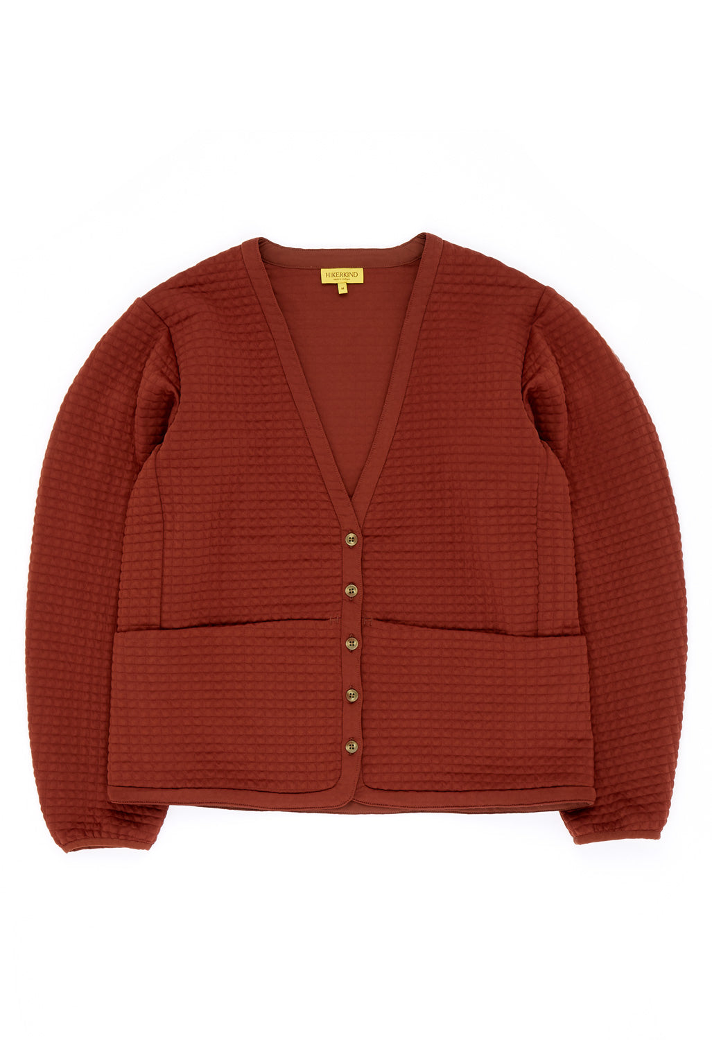 Hikerkind Women's Midlayer Cardigan 01 - Redwood