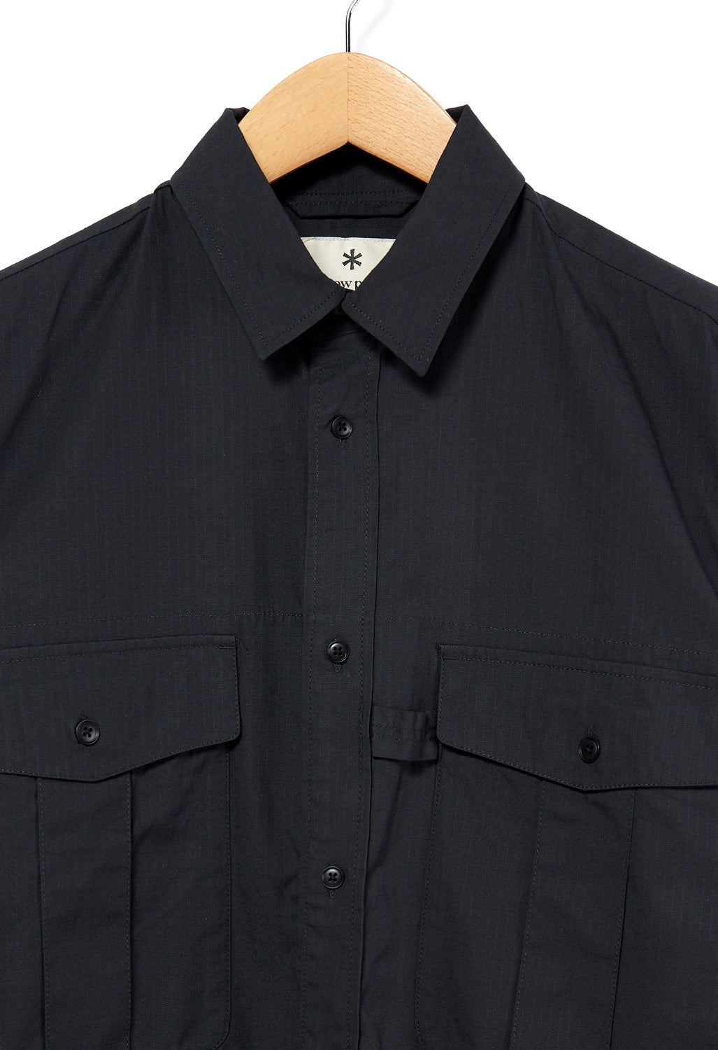 Snow Peak TAKIBI Light Ripstop Men's Shirt - Black