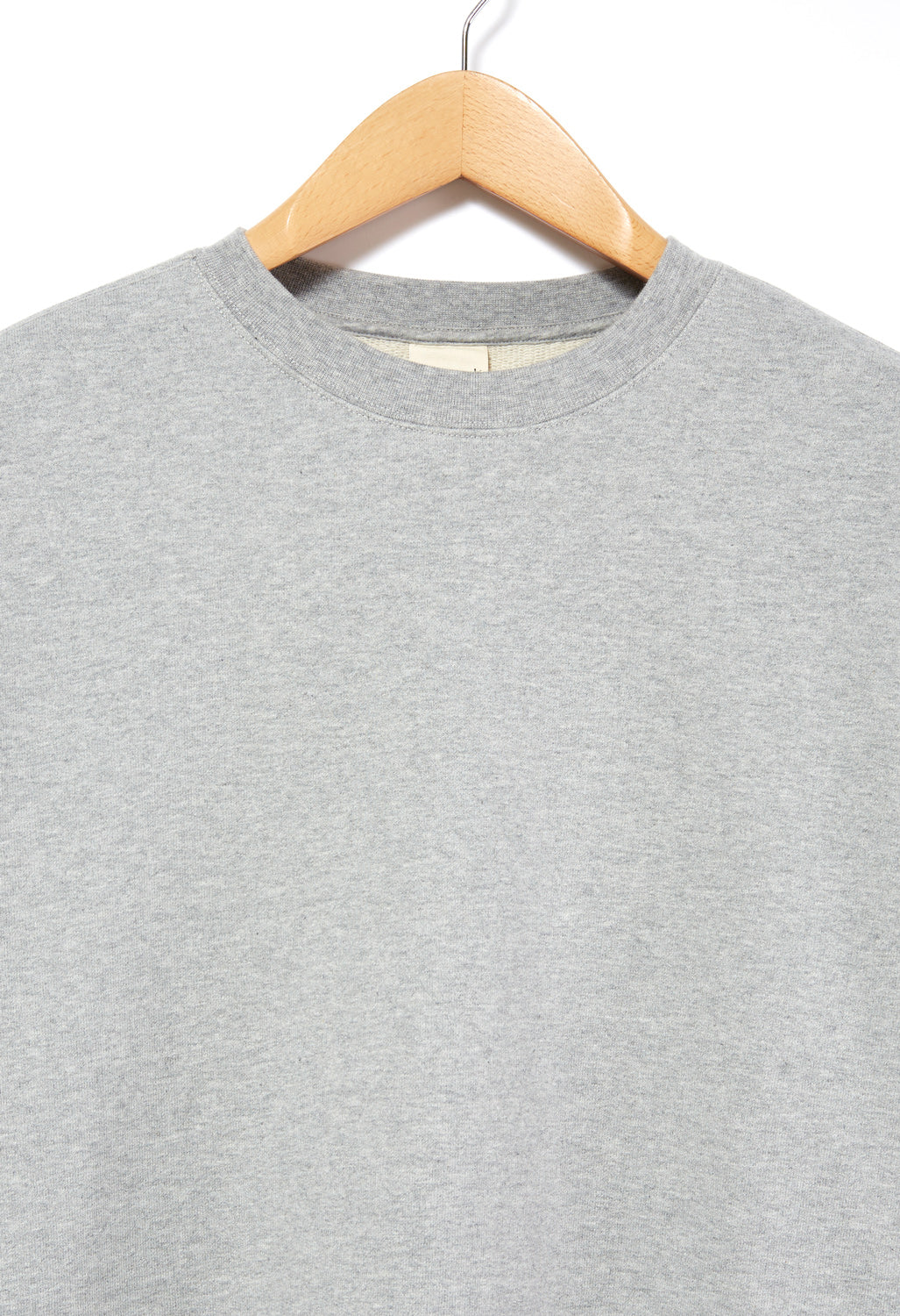 Snow Peak Recycled Cotton Sweat Crewneck - Mid Grey