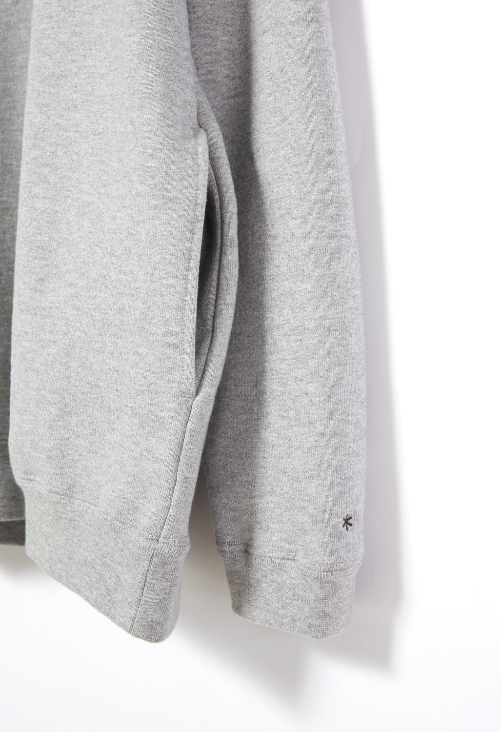 Snow Peak Recycled Cotton Sweat Crewneck - Mid Grey