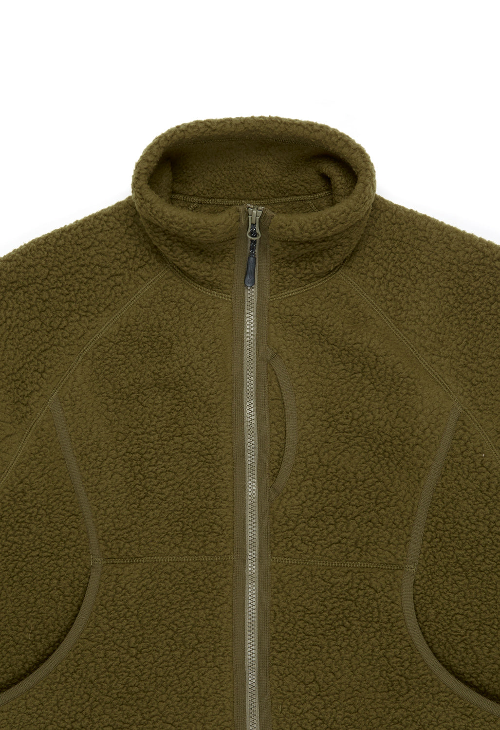 Snow Peak Men's Thermal Boa Fleece Jacket - Olive