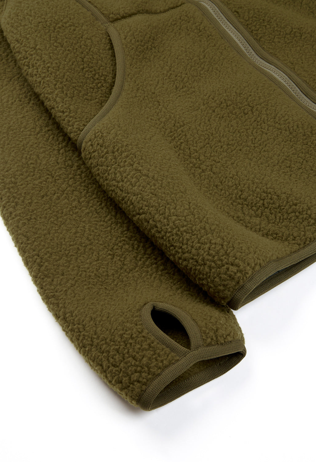 Snow Peak Men's Thermal Boa Fleece Jacket - Olive