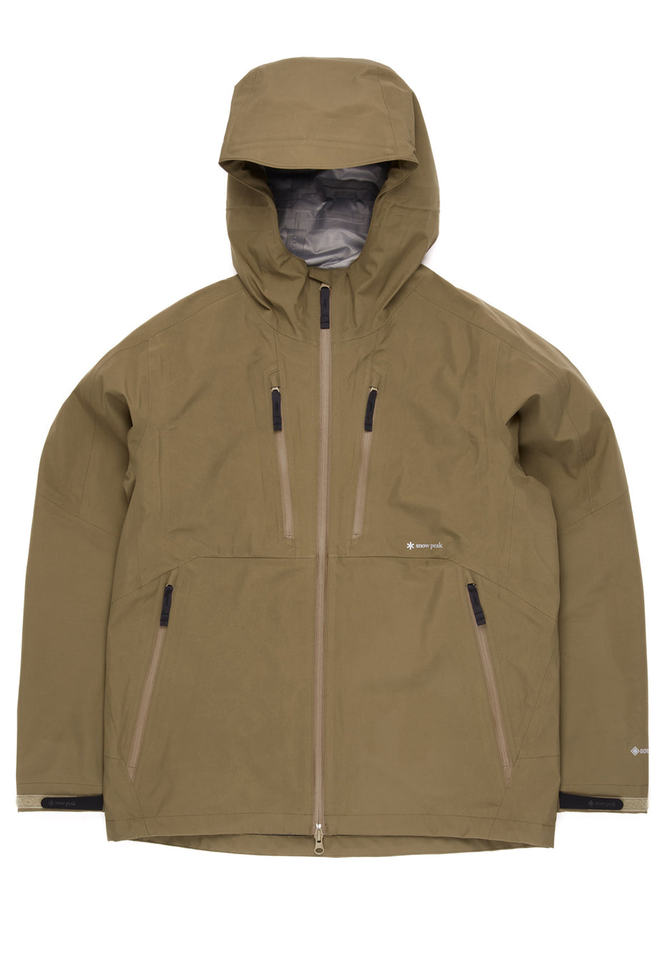 Snow Peak Men's GORE-TEX Rain Jacket - Coyote