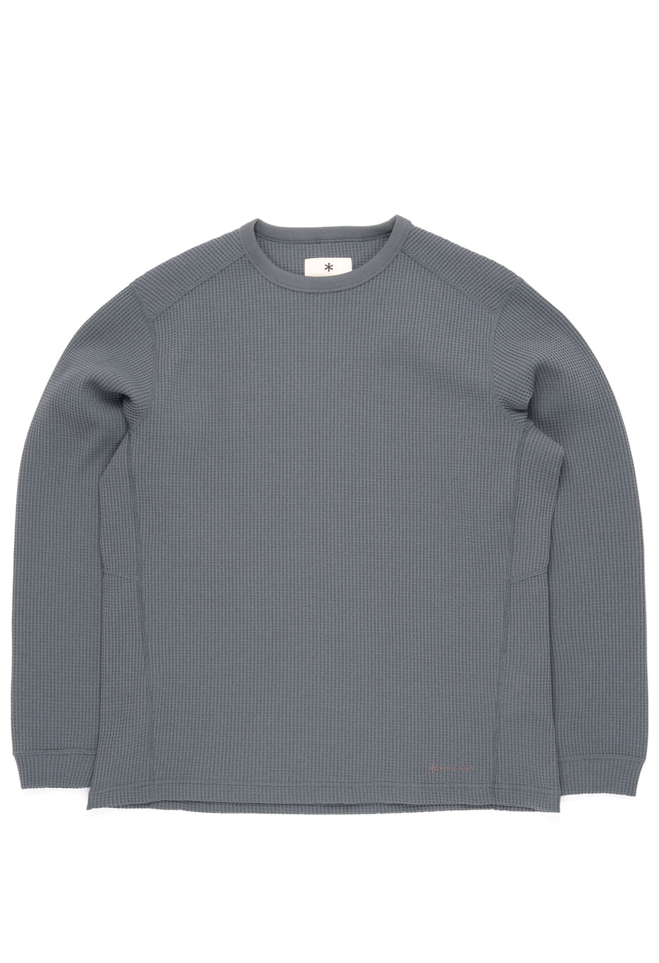 Snow Peak Men's Dry Waffle Long Sleeve T-Shirt - Grey