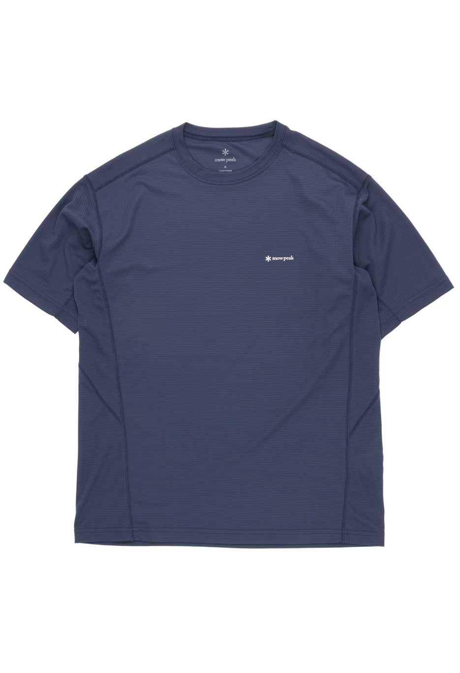Snow Peak Men's Pe Power Dry Short Sleeve T-Shirt - Navy