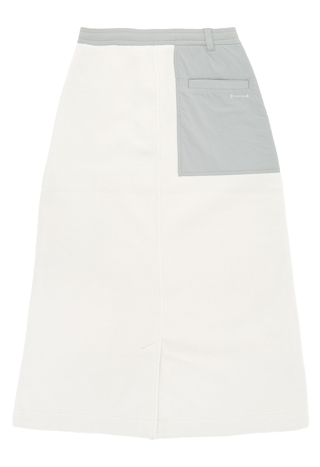 Snow Peak Women's Double Face Fleece Skirt - Ivory