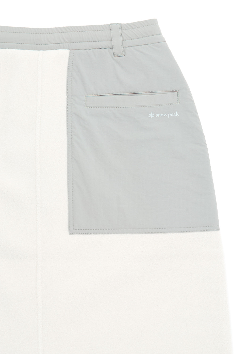 Snow Peak Women's Double Face Fleece Skirt - Ivory