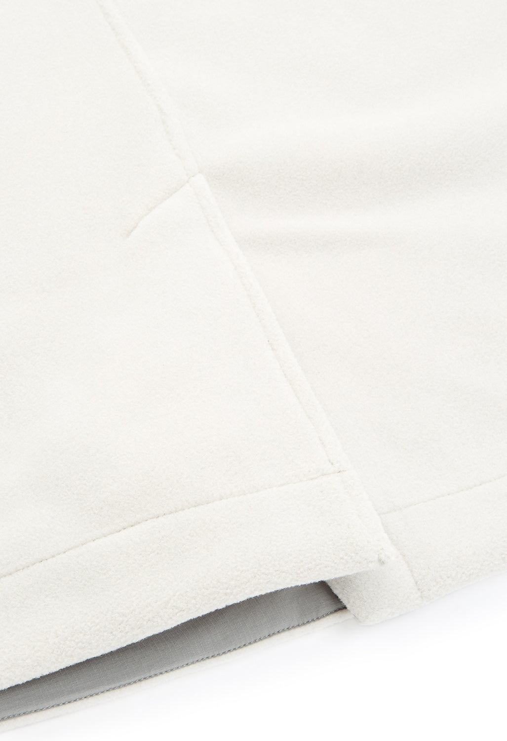 Snow Peak Women's Double Face Fleece Skirt - Ivory