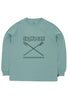 Snow Peak Solid & Delta Stake Long Sleeve T-Shirt - Foliage