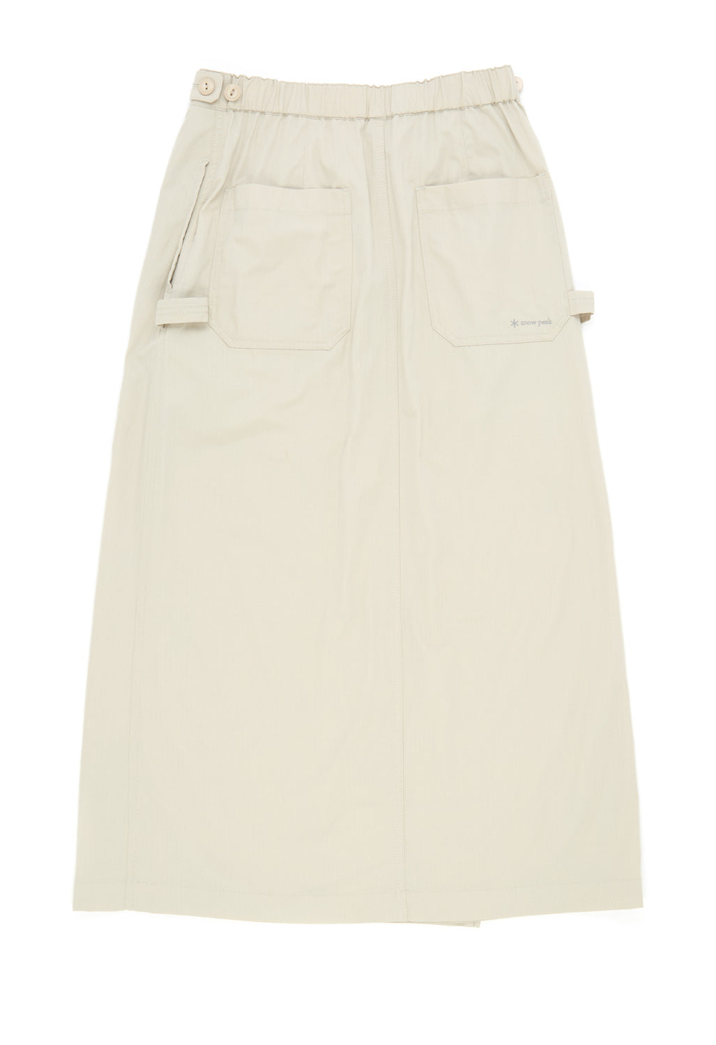Snow Peak Women's TAKIBI Light Ripstop Skirt - Ivory
