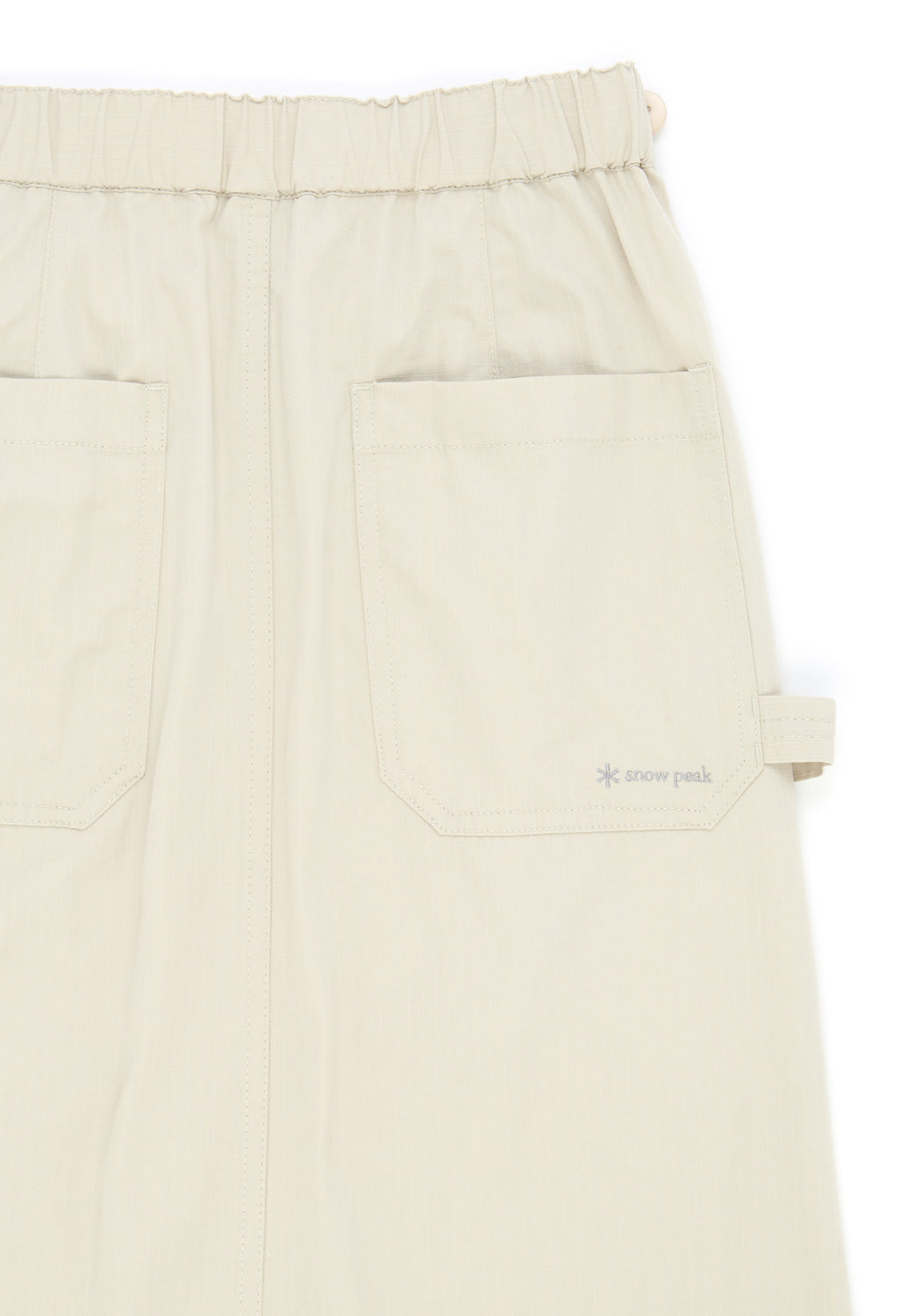 Snow Peak Women's TAKIBI Light Ripstop Skirt - Ivory