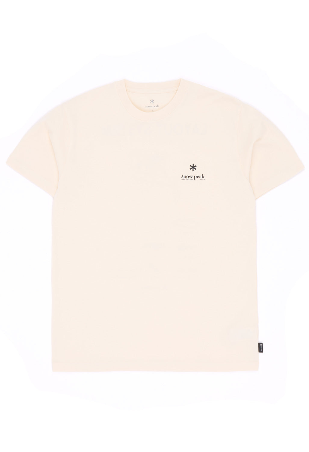 Snow Peak Men's IGT T Shirt - Ecru