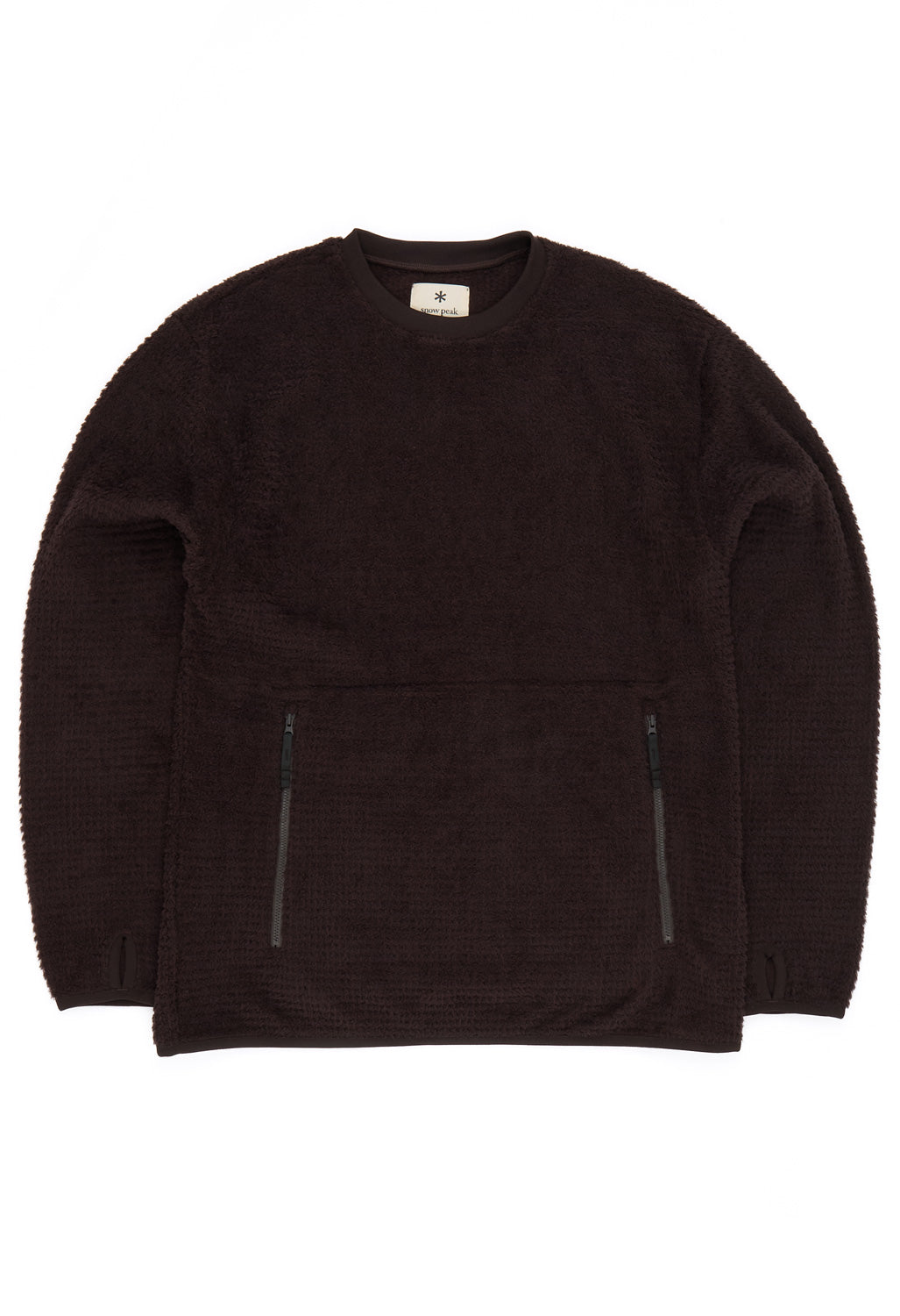 Snow Peak Thermo Control Pullover - Dark Brown