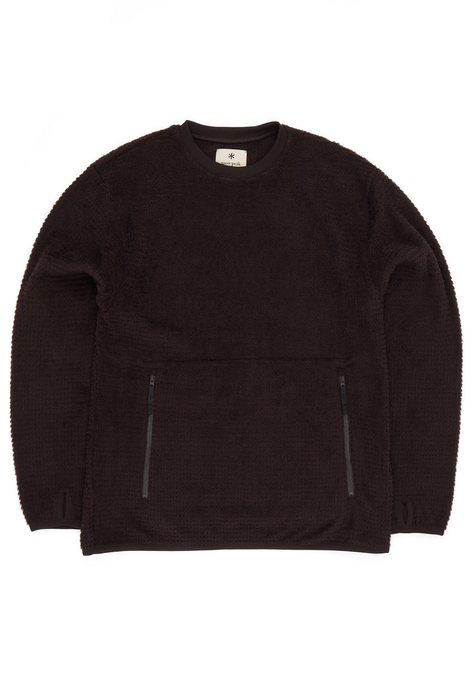 Snow Peak Thermo Control Pullover - Dark Brown