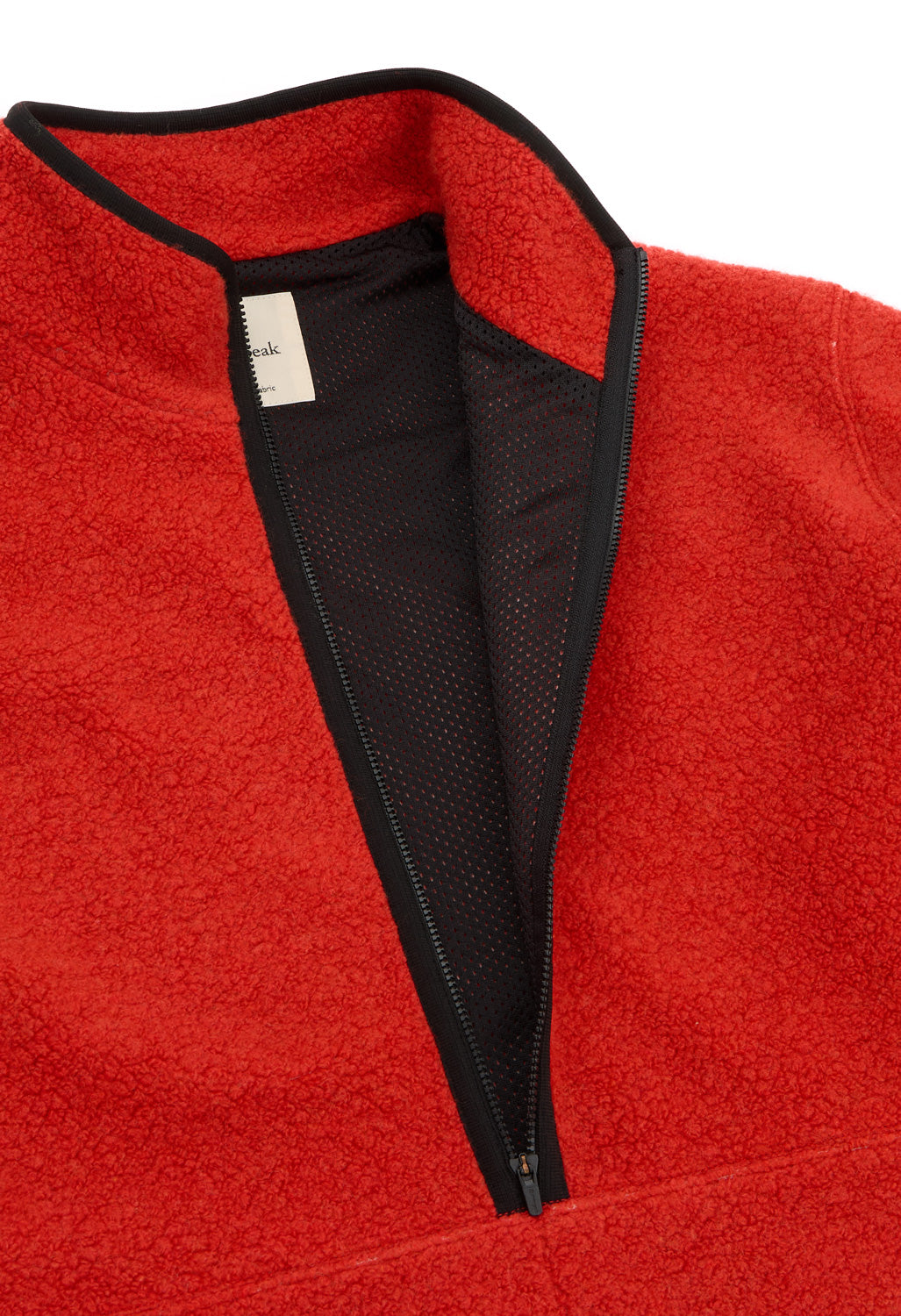Snow Peak Recycled Wool Boa Pullover - Orange