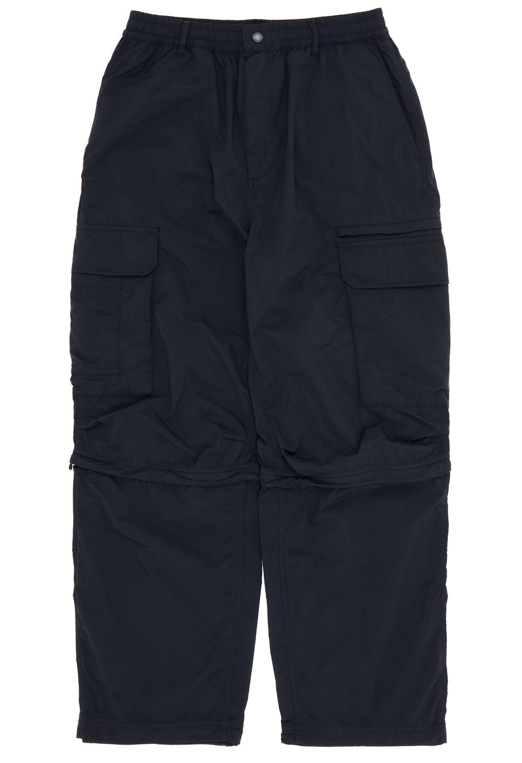 Snow Peak Garment Dyed Convertible Pants - Black