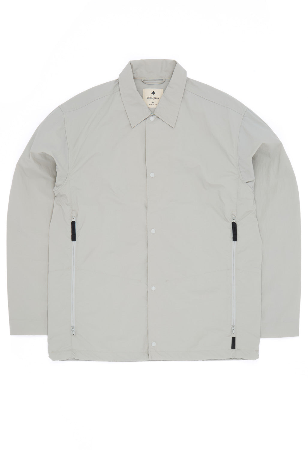 Snow Peak Nylon Tussah Utility Storage Shirt - Light Grey