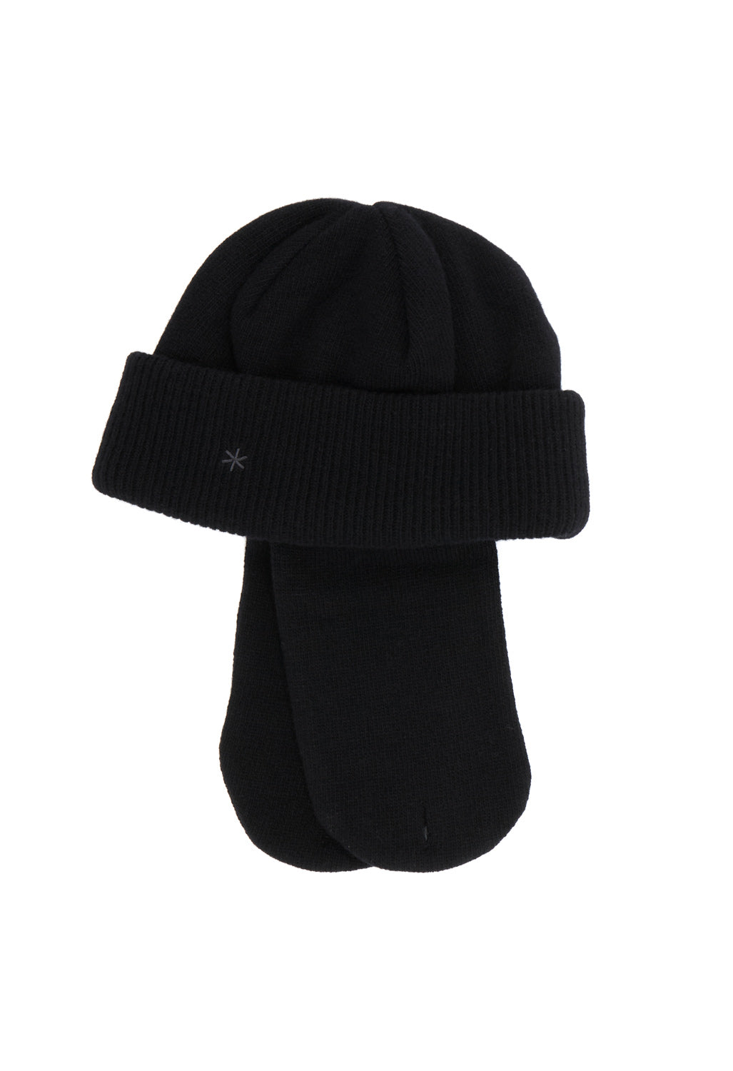 Snow Peak Knit Flight Cap - Black