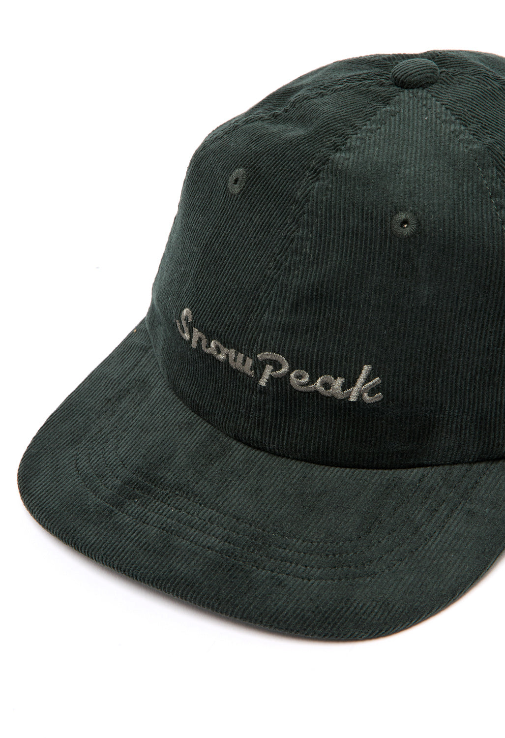 Snow Peak Corduroy Cap - Dark Green