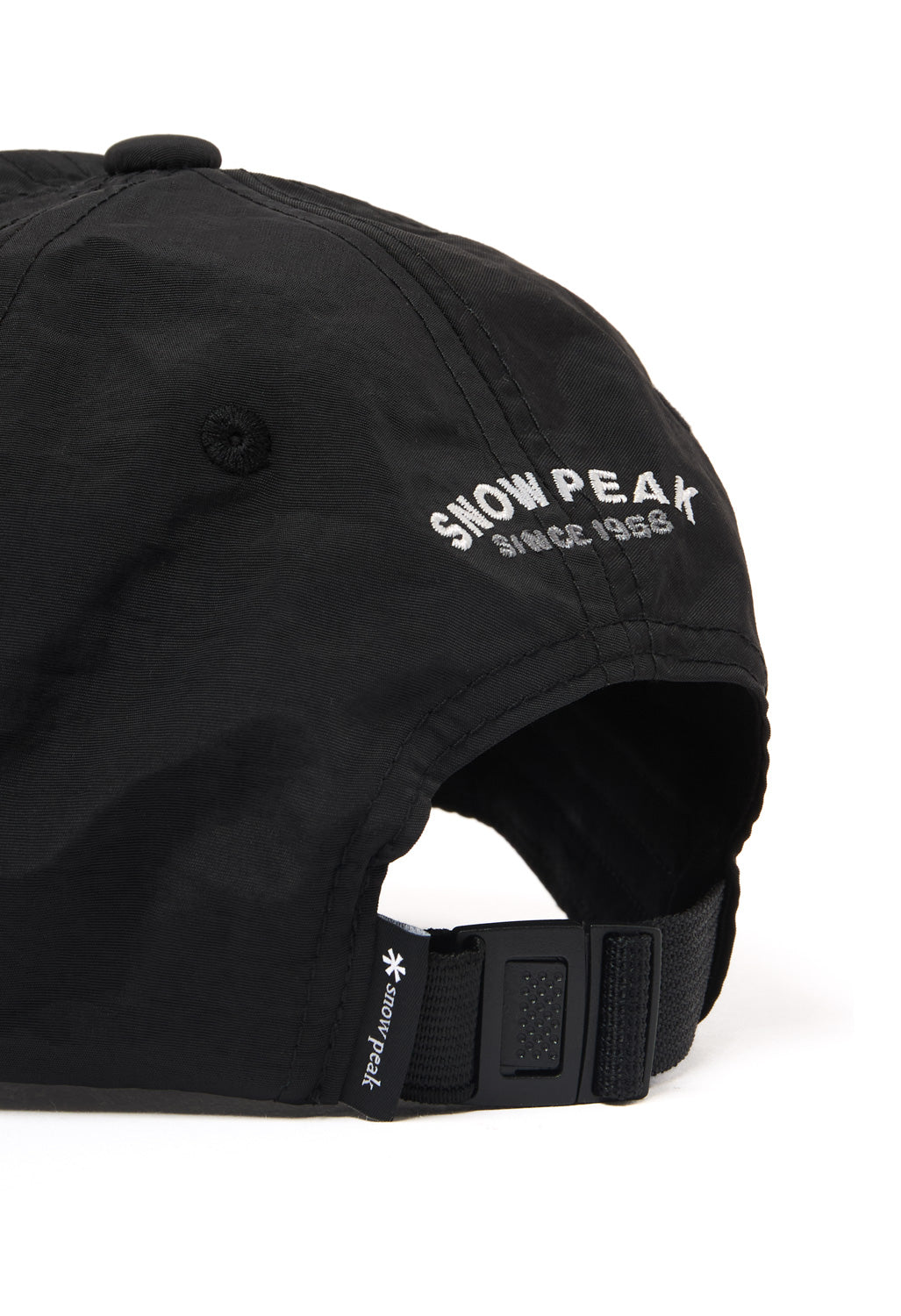 Snow Peak Camping Embroidery Cap - Black
