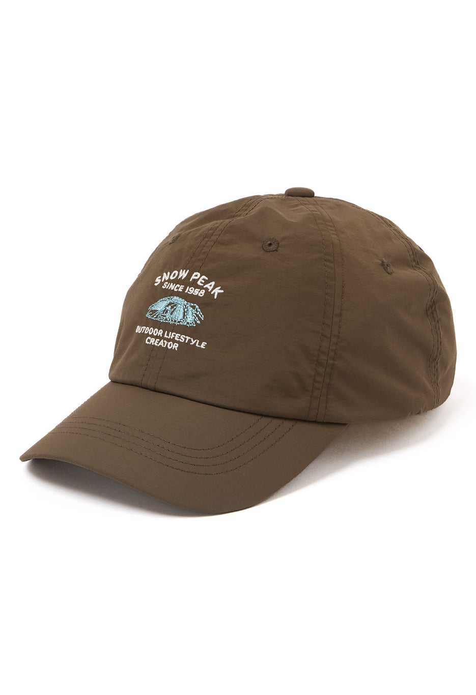 Snow Peak Camping Embroidery Cap - Brown