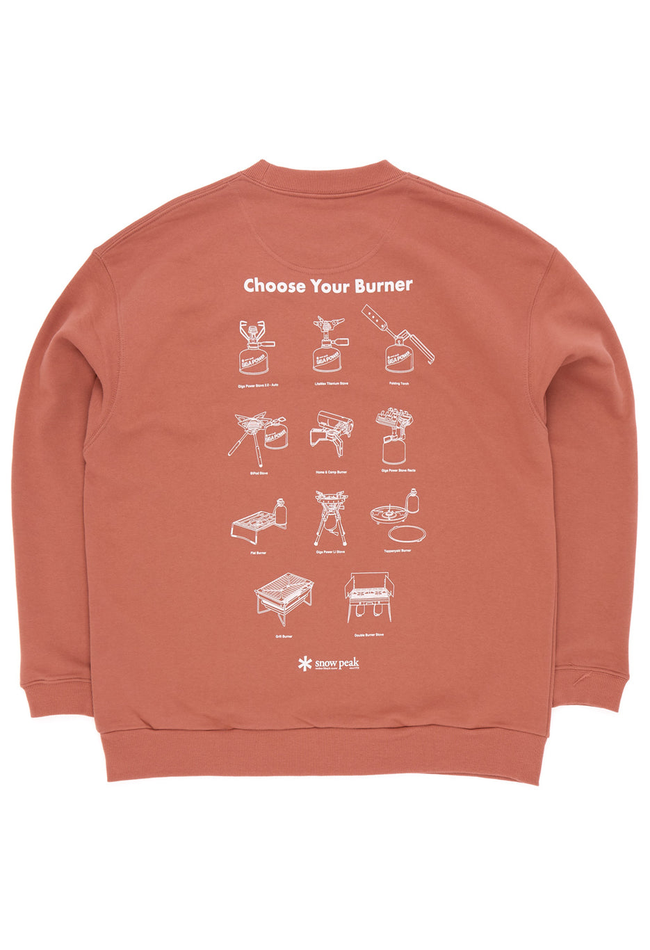 Snow Peak Choose Your Burner Sweatshirt - Pink