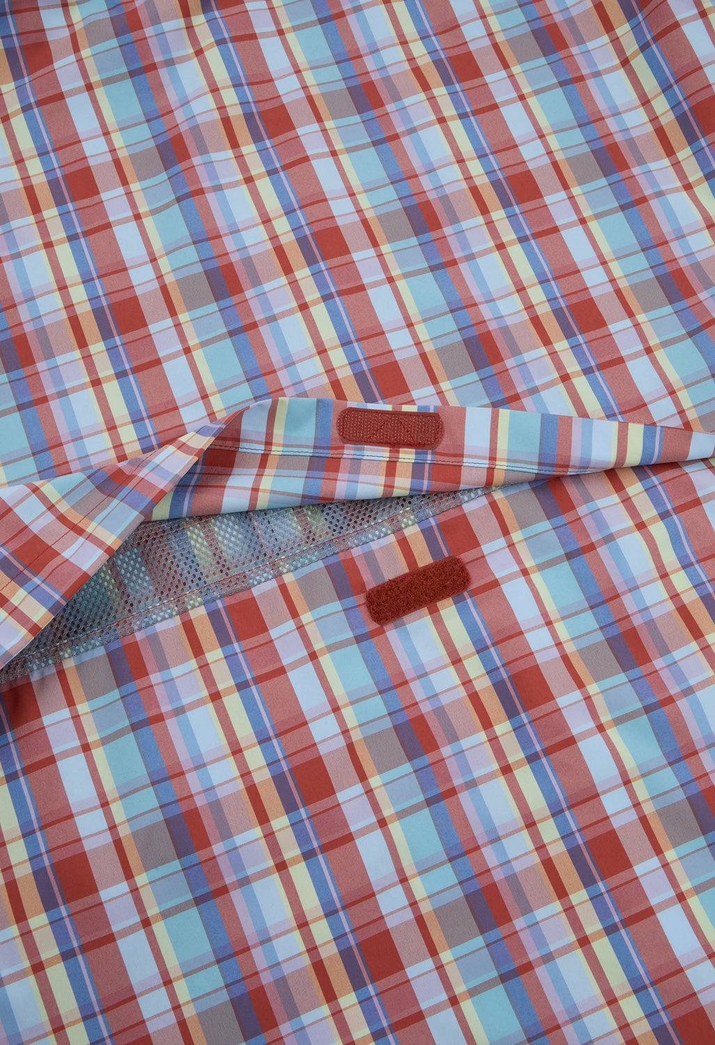 Snow Peak Men's Fade Check Breezy Shirt - Red