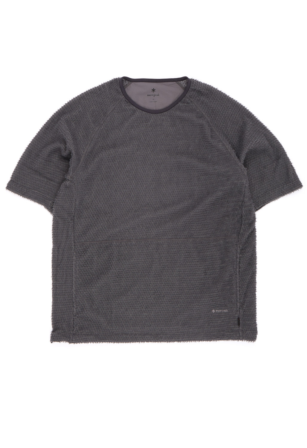 Snow Peak Men's Alpha Direct Short Sleeve T-Shirt - Charcoal