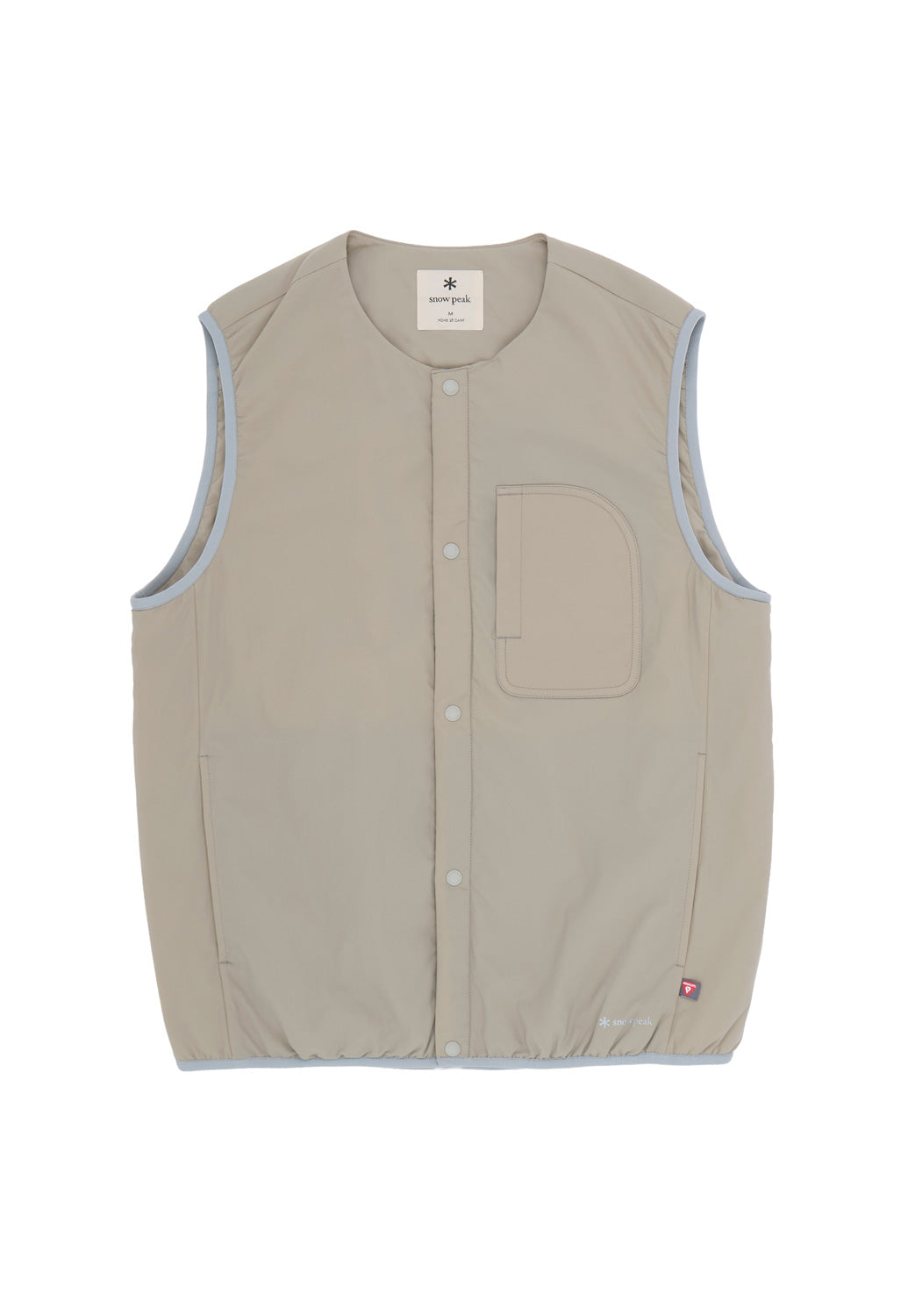 Snow Peak Men's Flexible Insulated Vest - Greige
