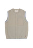 Snow Peak Men's Flexible Insulated Vest - Greige