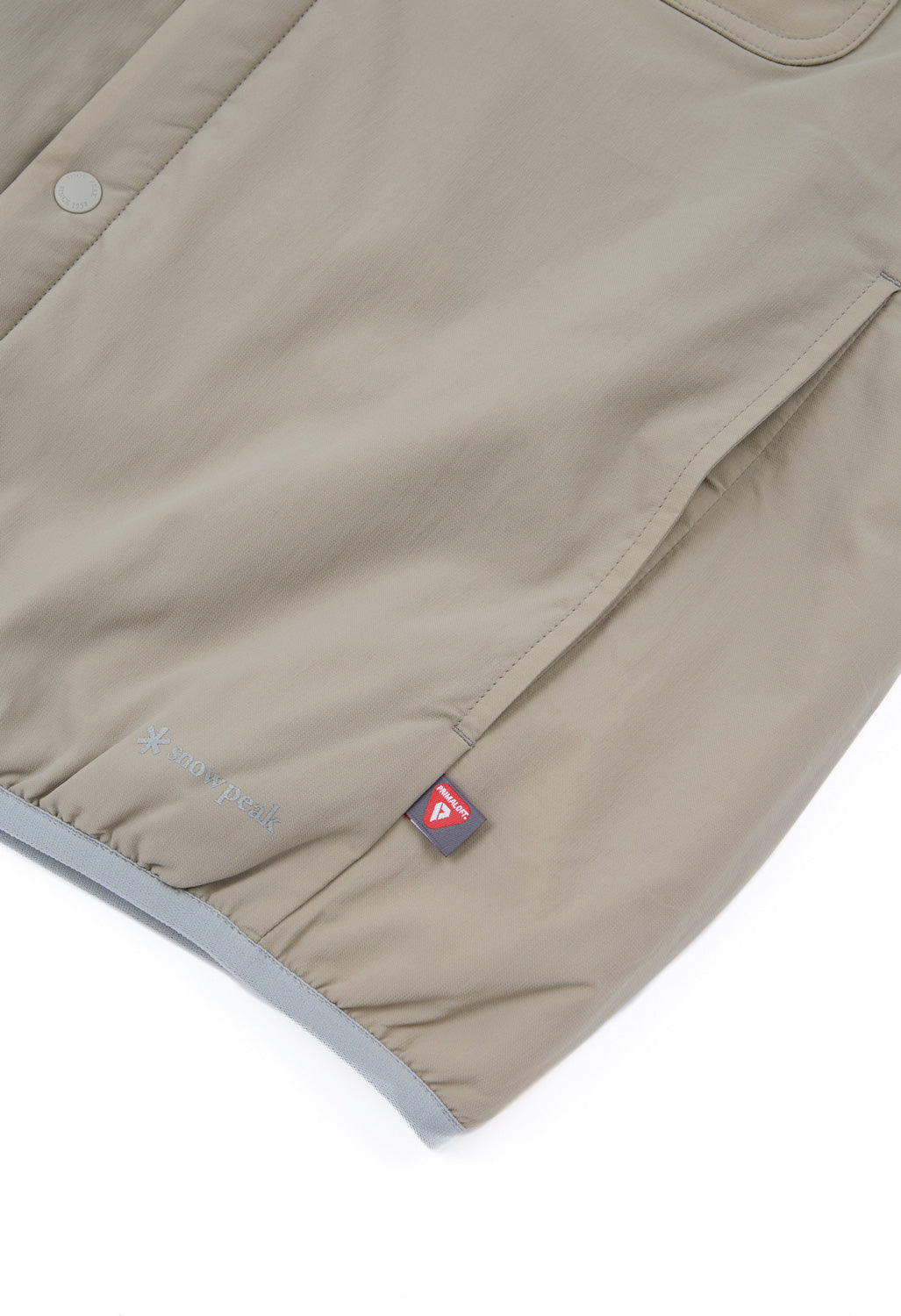 Snow Peak Men's Flexible Insulated Vest - Greige