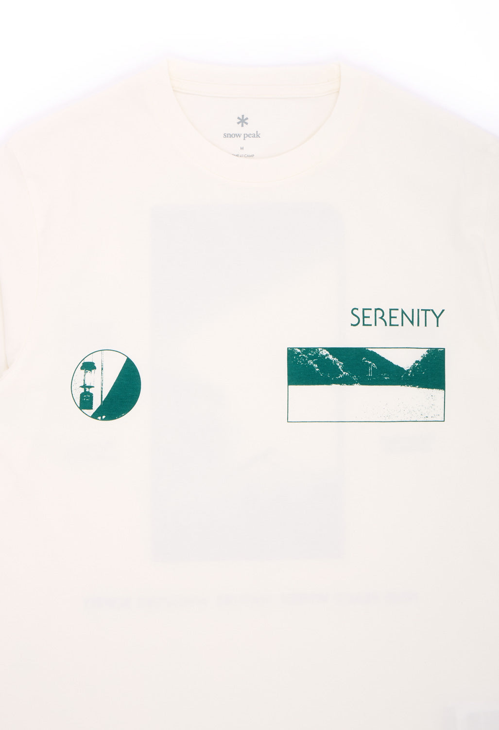 Snow Peak Men's CF Landscape T-Shirt - Off White