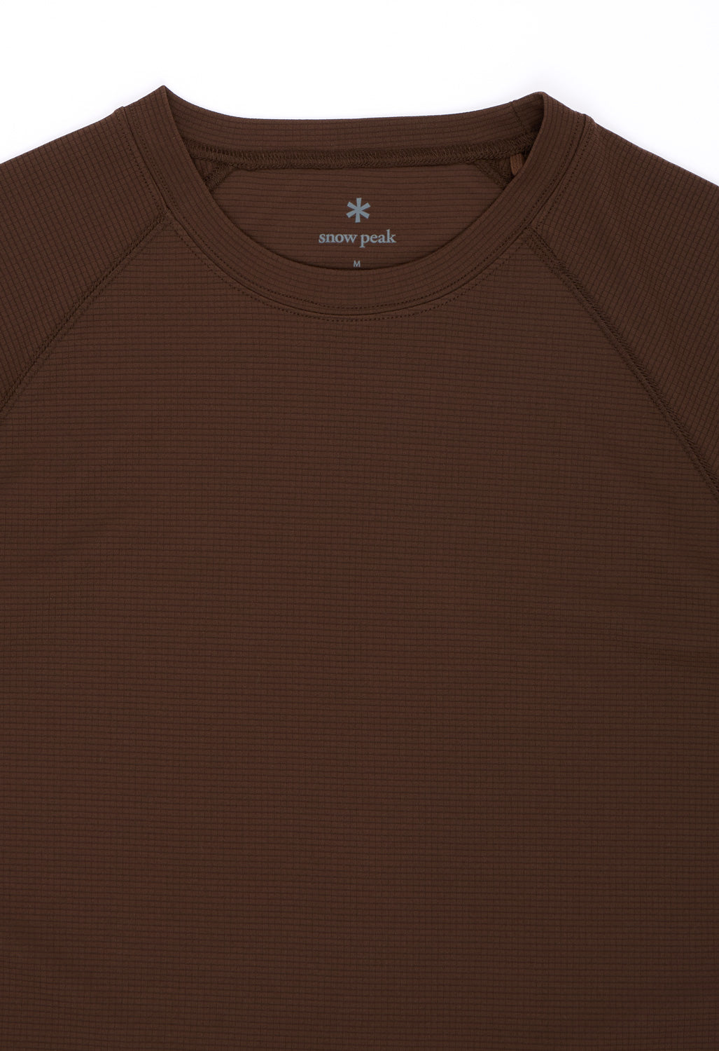 Snow Peak Men's Polartec Power Dry T-Shirt - Brown