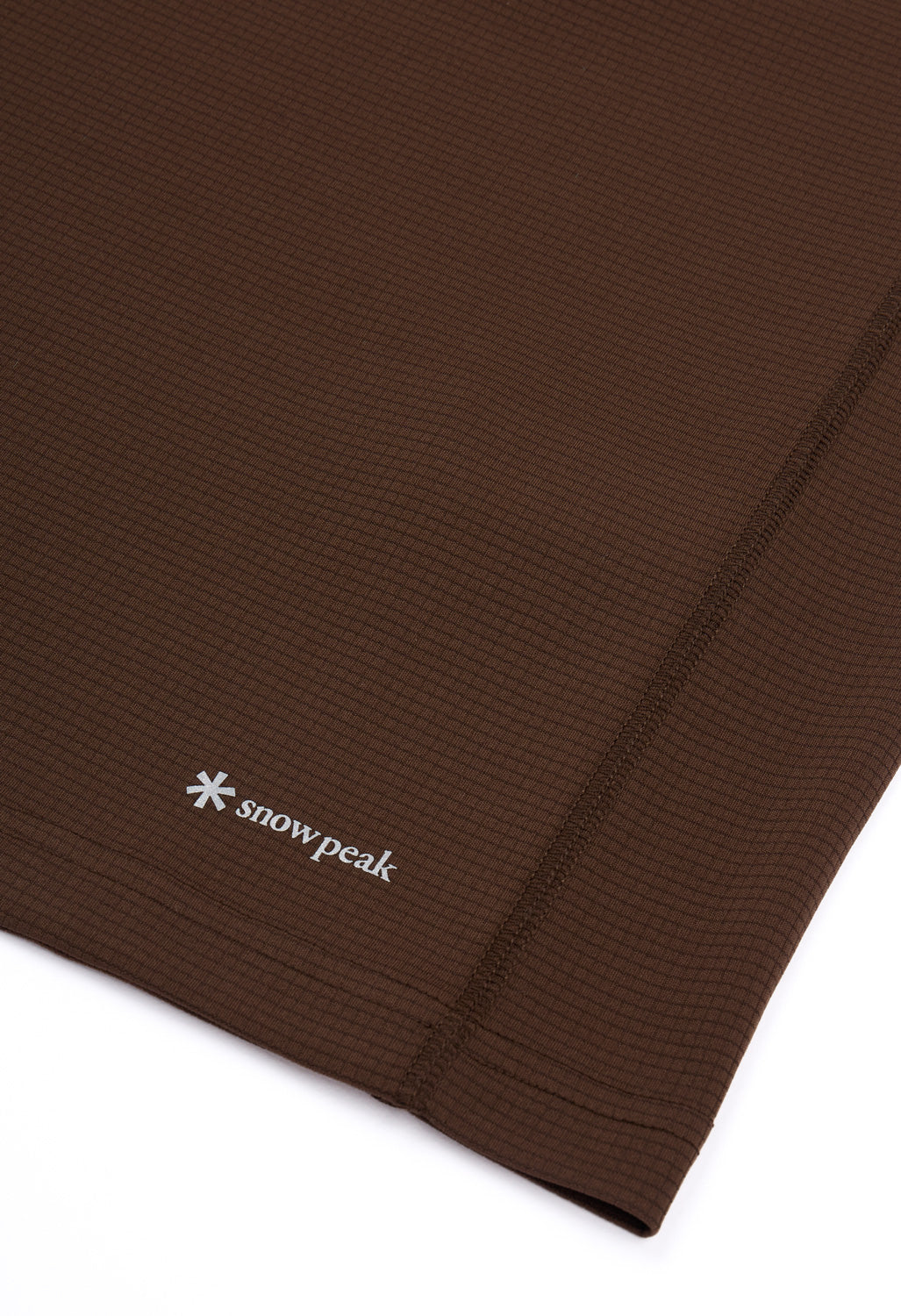 Snow Peak Men's Polartec Power Dry T-Shirt - Brown
