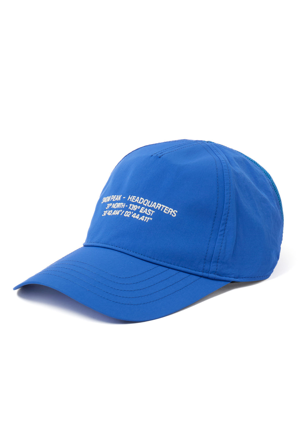 Snow Peak HQ Topographic Trucker Cap - Blue