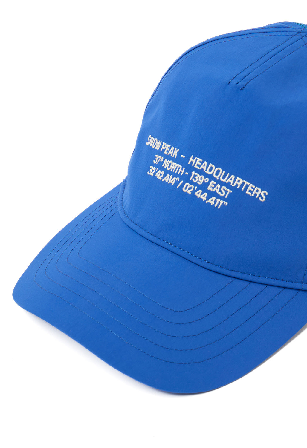 Snow Peak HQ Topographic Trucker Cap - Blue