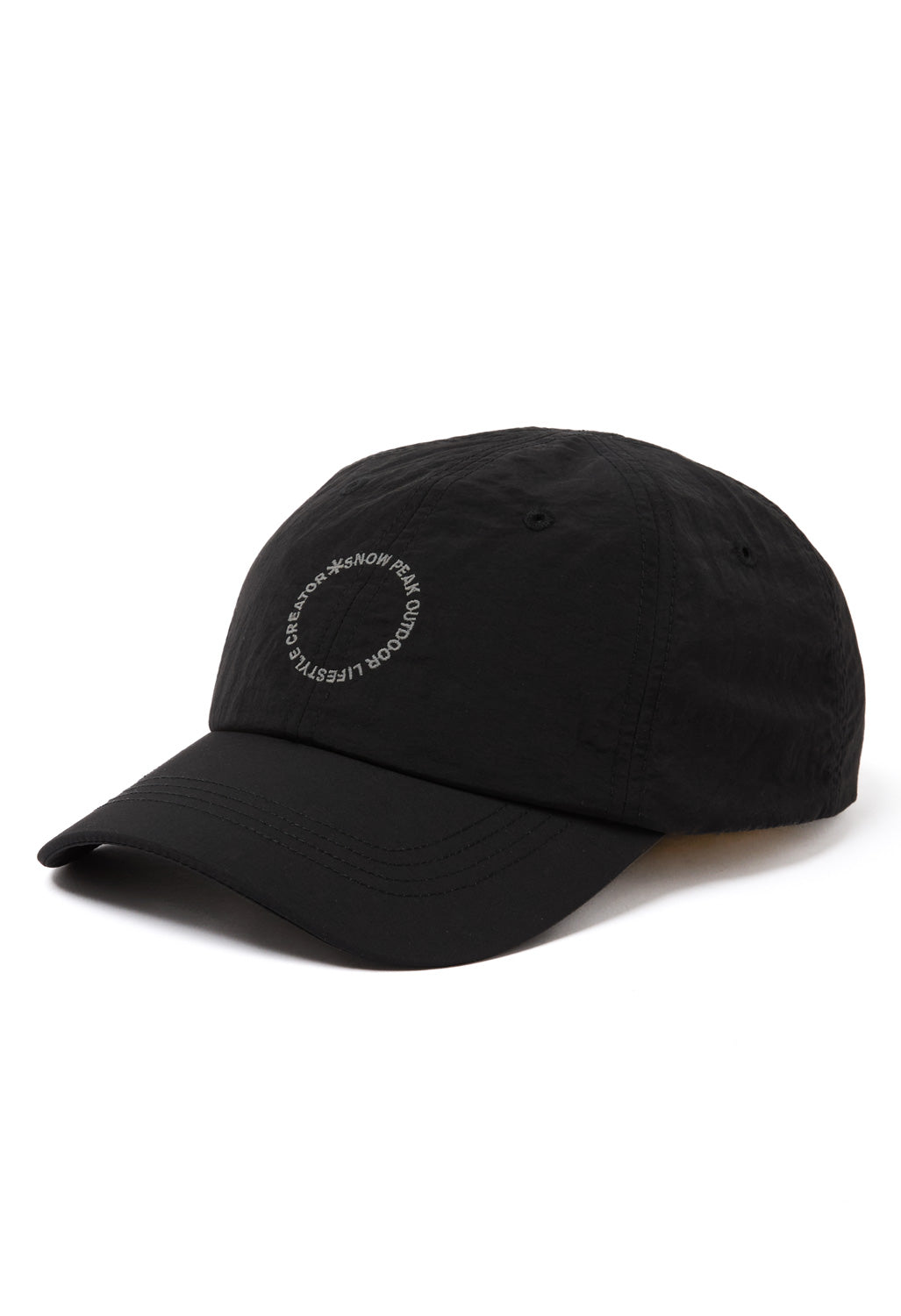 Snow Peak SP Circle Lettering Cap - Black