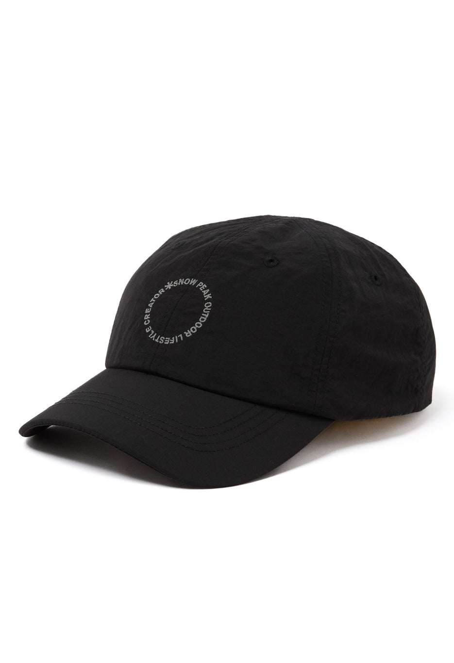 Snow Peak SP Circle Lettering Cap - Black