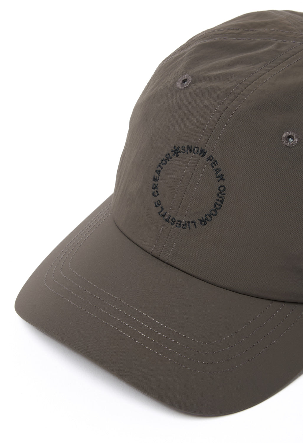 Snow Peak SP Circle Lettering Cap - Grey