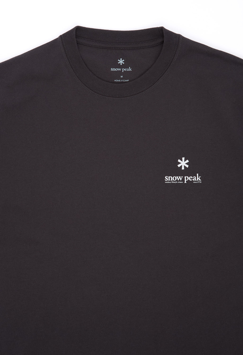 Snow Peak Land Lock T-Shirt - Charcoal